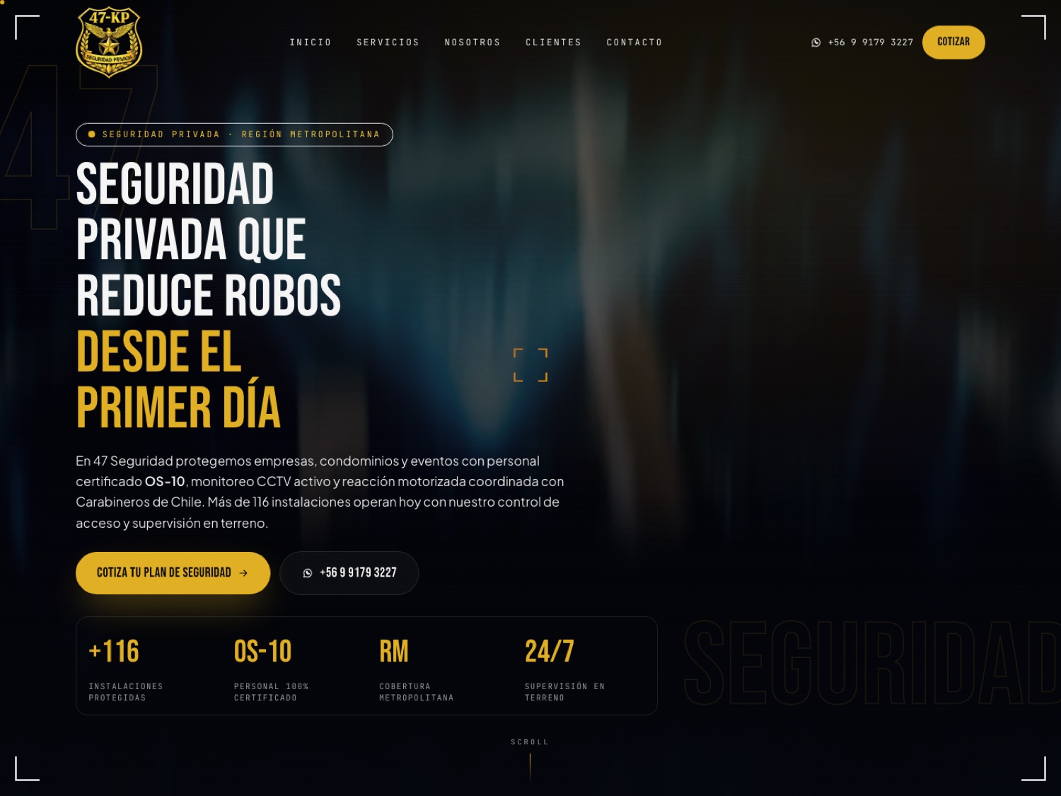 47 Seguridad · Diseño Web · Live