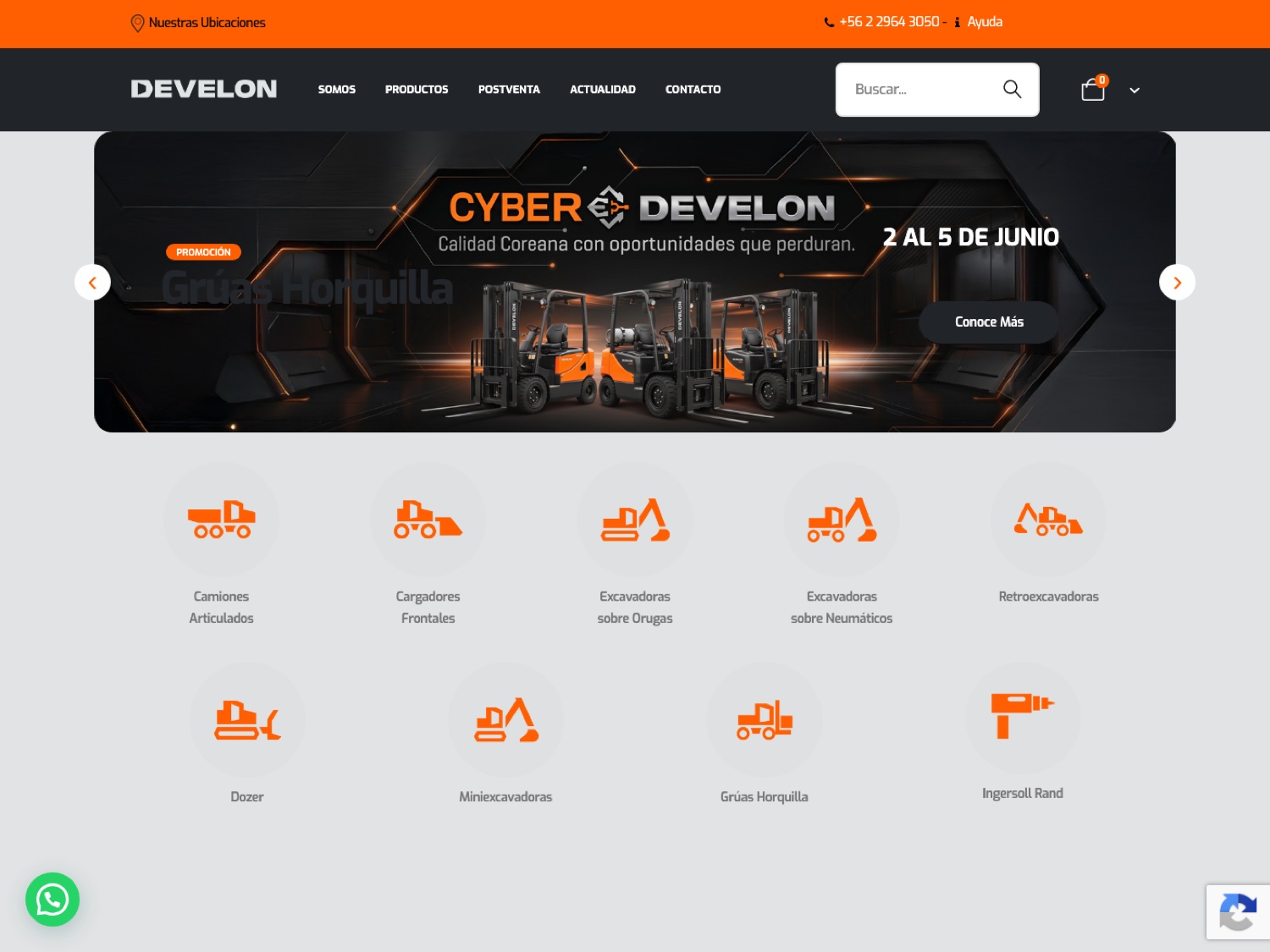 Develon · Diseño Web · Live